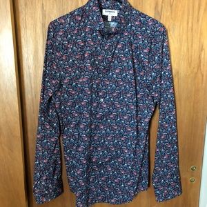 Express Floral Dress Shirt